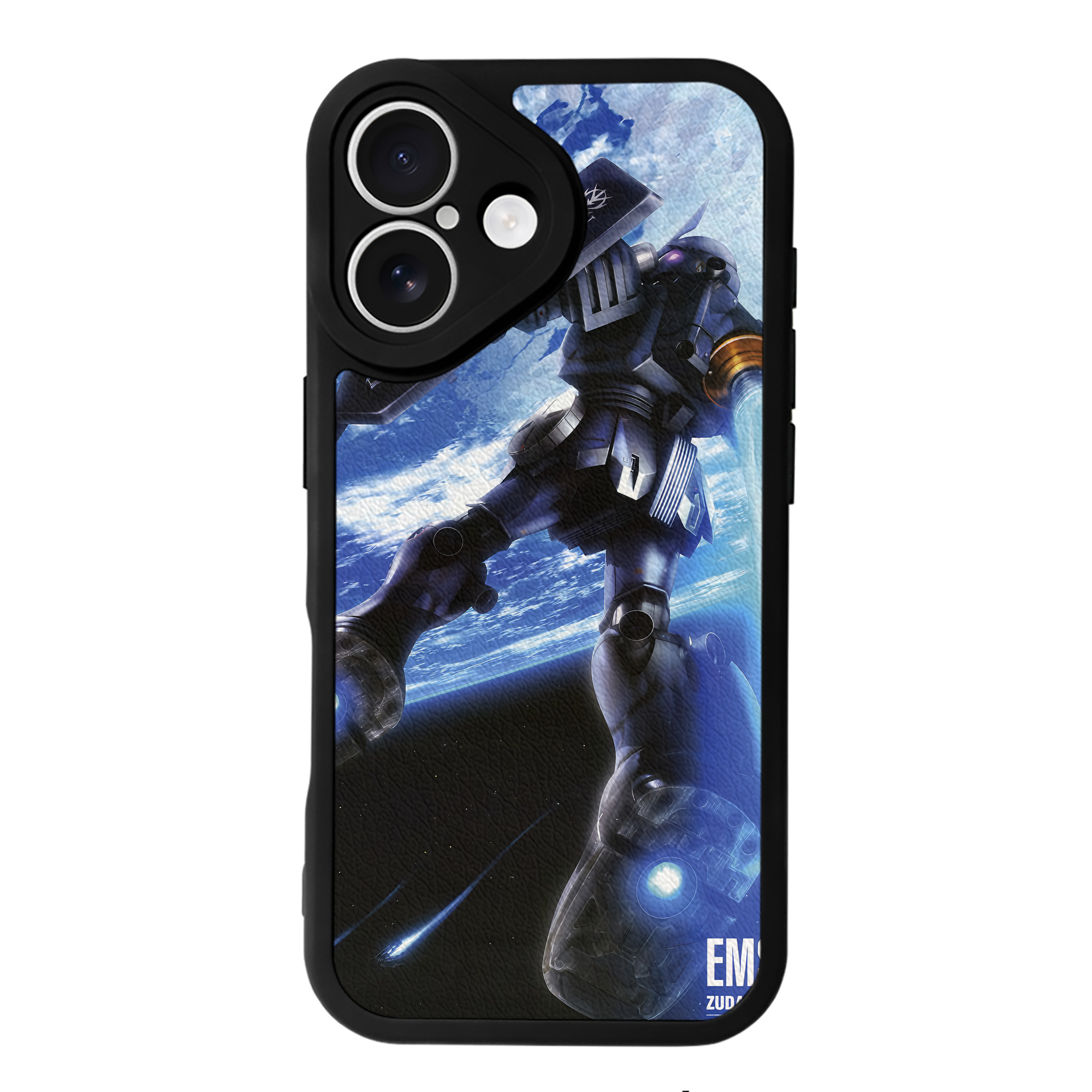 （画像用） 機動戦士ガンダム Mobile Suit Gundam 【iPhone 16シリーズ対応】シリコンスマホケース（レザー調） 材質：シリコン